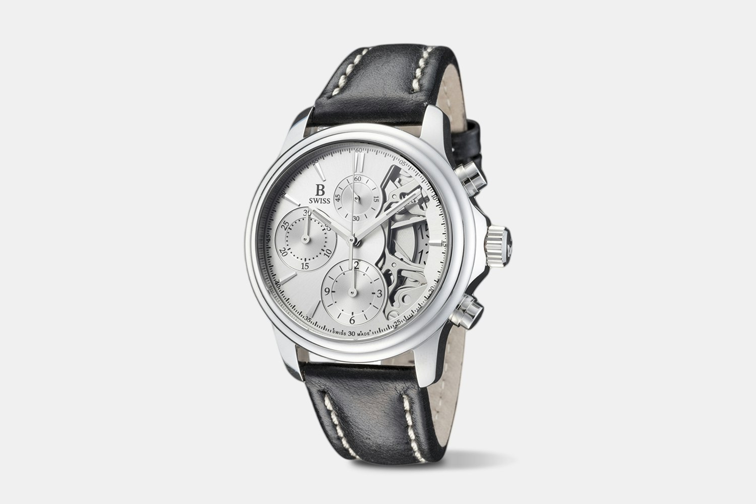 B swiss by bucherer shop prestige chrono automatic watch